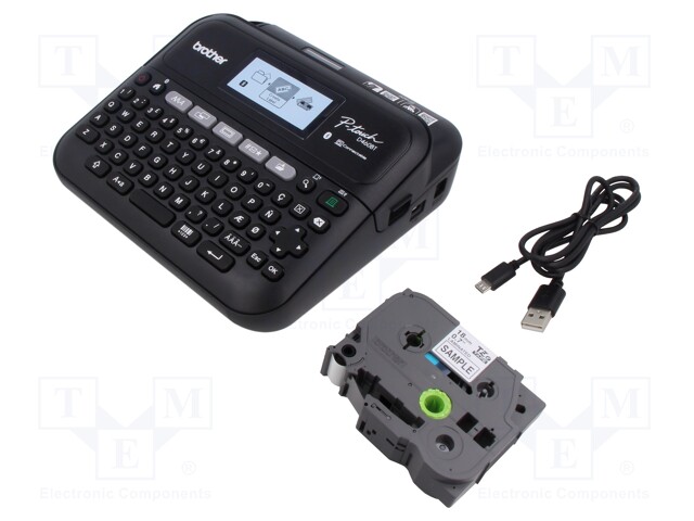 Label printer; Keypad: QWERTY; Interface: Bluetooth; 20mm/s