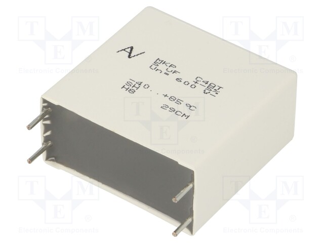 Capacitor: polypropylene; 5uF; ESR: 3.1mΩ; C4AT; THT; ±5%; -40÷85°C