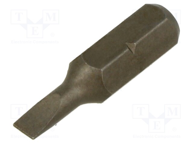 Screwdriver bit; slot; 3,5x0,6mm; Overall len: 25mm