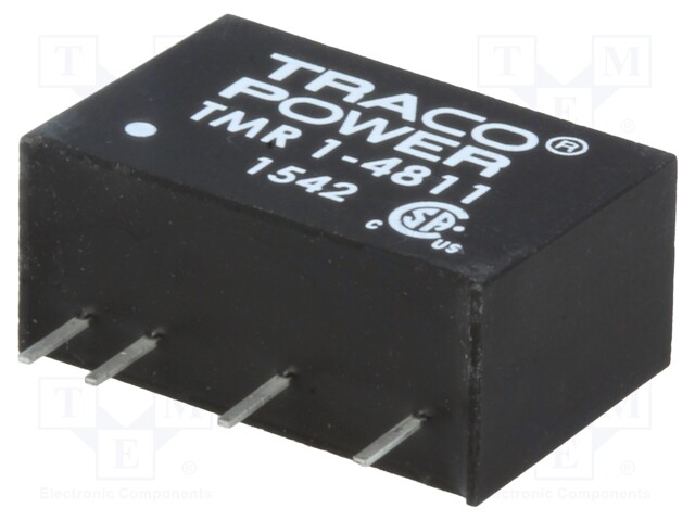 Converter: DC/DC; 1W; Uin: 36÷75V; 5VDC; Iout: 200mA; 17x11x7.62mm