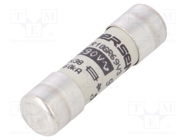 Fuse: fuse; gR,ultra rapid; 3A; 690VAC; 10x38mm