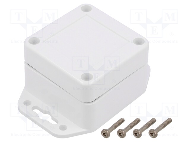 Enclosure: multipurpose; X: 60mm; Y: 60mm; Z: 40mm; ZP; ASA; white