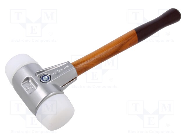 Hammer; 370mm; W: 135mm; 675g; 50mm; round; plastic; SIMPLEX