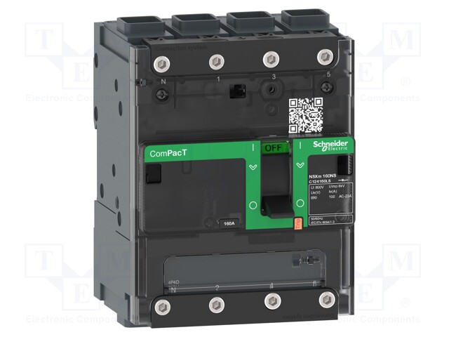 Switch-disconnector; Poles: 4; DIN; 100A; NSX; IP40; -25÷70°C