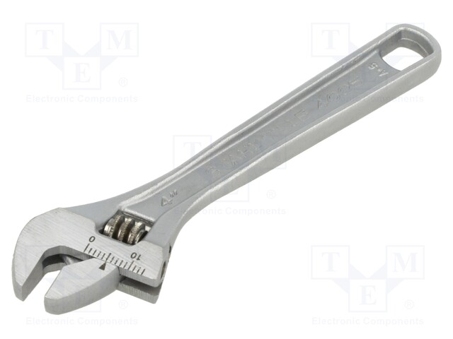 Wrench; adjustable; 115mm; Max jaw capacity: 13mm