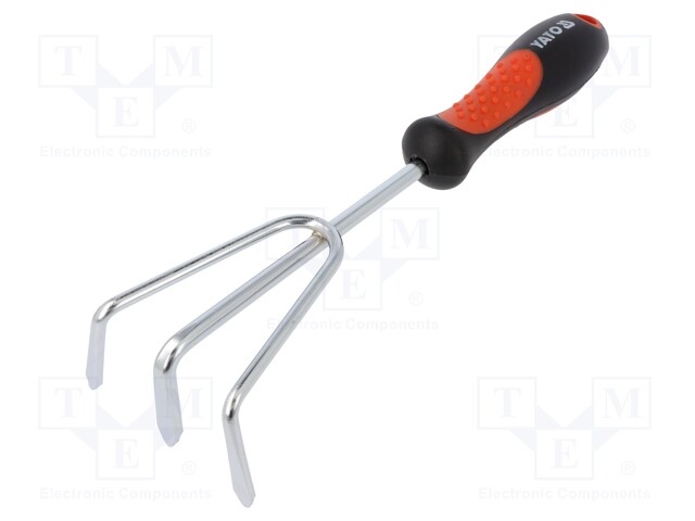 Cultivator; Width: 80mm; L: 270mm; chromium plated steel; Teeth: 3