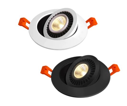 QLTEG LED Downlight; 10W; 360 Degree Rotation; 110V...220V indoor driver; 4000K