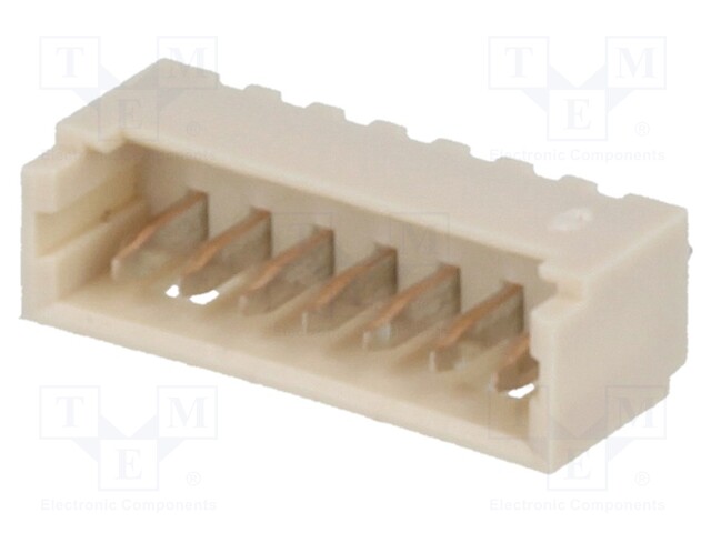 Socket; wire-board; male; PicoBlade; 1.25mm; PIN: 7; THT; 1A; tinned