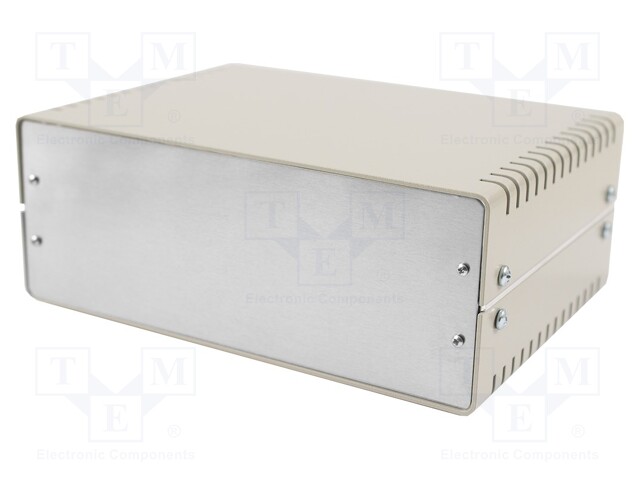 Enclosure: with panel; vented; 1402; X: 254mm; Y: 185mm; Z: 99mm