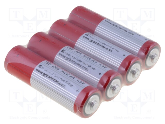 Battery: zinc-carbon; 1.5V; AA; POWERCELL; Batt.no: 4