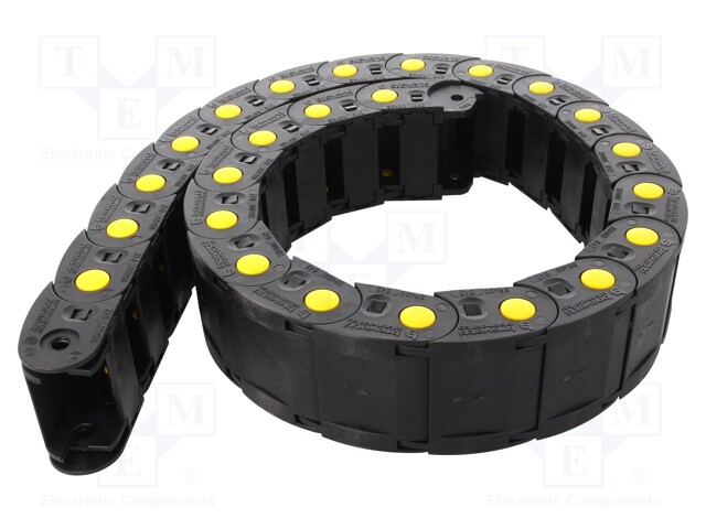 Cable chain; Series: Medium; Bend.rad: 100mm; L: 1000mm