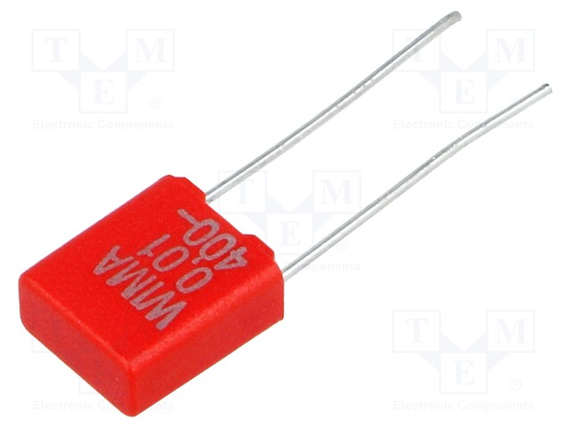 Capacitor: polyester; 10nF; 200VAC; 400VDC; Pitch: 5mm; ±5%