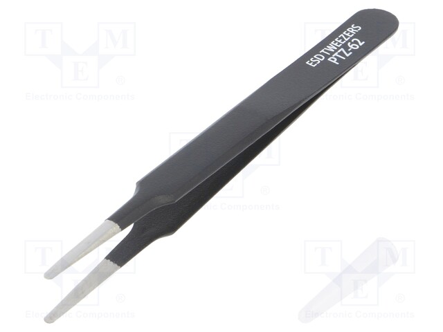 Tweezers; Blade tip shape: rounded; Tweezers len: 120mm; ESD