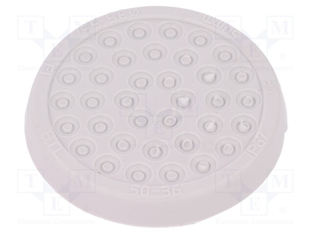 Multigate grommet; Ømount.hole: 50mm; Panel thick: 1.5÷5mm; IP67