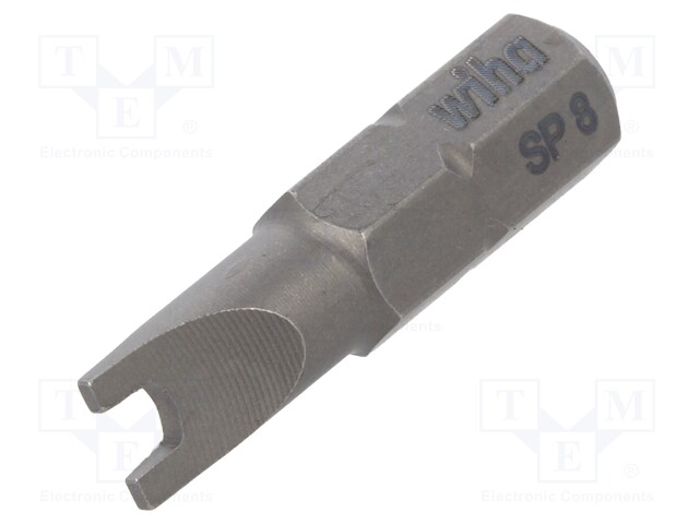 Screwdriver bit; spanner; SP8; Overall len: 25mm; Series: STANDARD