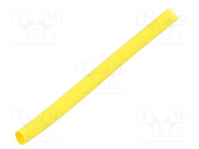 Heat shrink sleeve; flexible; 2: 1; 6.4mm; L: 10m; yellow