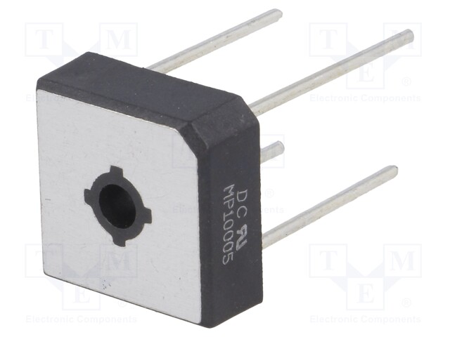 Single-phase bridge rectifier; Urmax: 50V; If: 10A; Ifsm: 240A