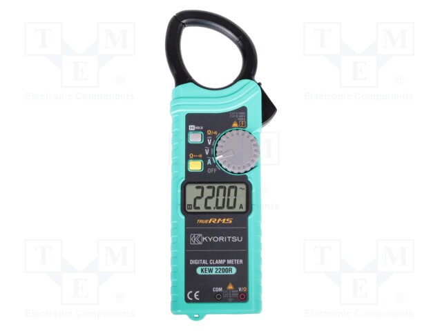 AC digital clamp meter; Øcable: 33mm; LCD; I AC: 40A,400A,1kA