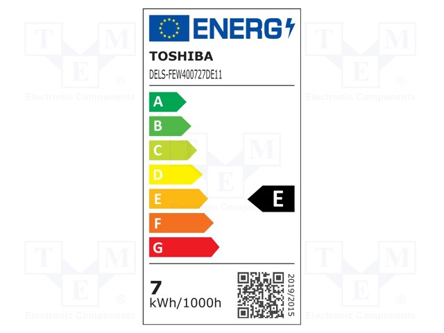 LED lamp; warm white; E27; 230VAC; 806lm; 7W; 270°; 2700K; CRImin: 80