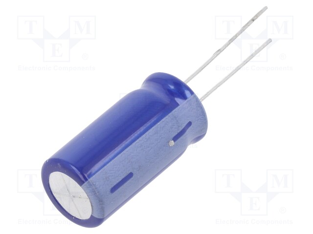 Capacitor: electrolytic; THT; 1500uF; 35VDC; Ø12.5x25mm; ±20%