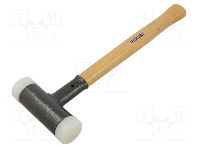 Hammer; 335mm; W: 110mm; 560g; 35mm; round; wood (hikory)