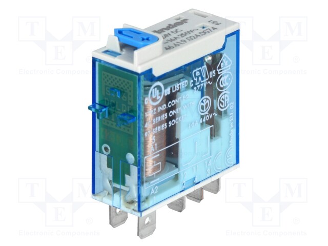 Relay: electromagnetic; 24VDC; miniature,industrial