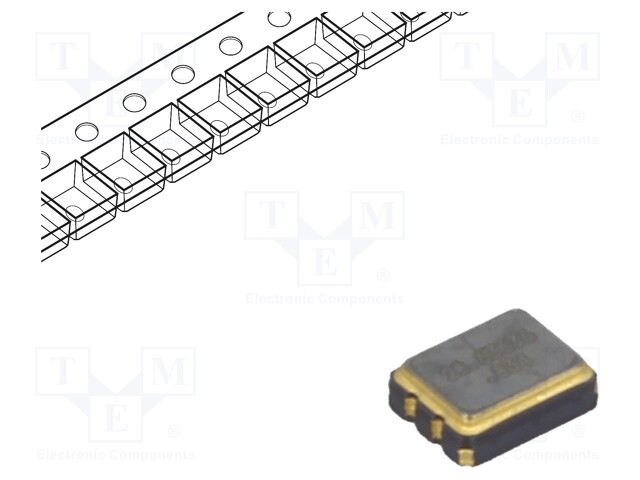 Resonator: quartz; 28.6363MHz; 15pF; SMD; Body dim: 3.2x2.5x1.1mm