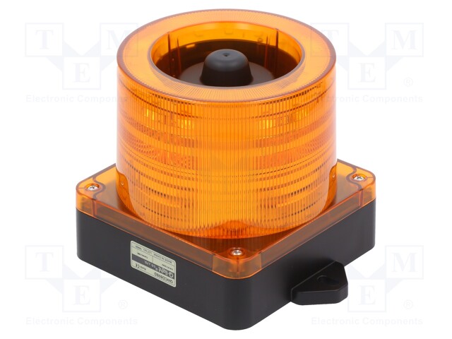 Signaller: lighting-sound; 10÷30VDC; Colour: amber; IP66; -20÷50°C