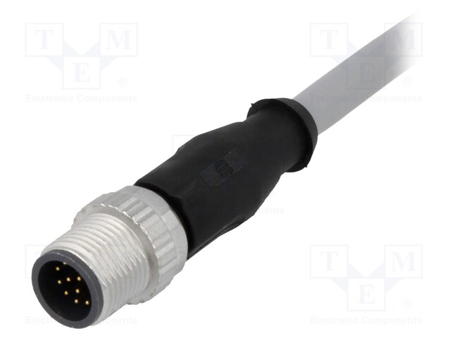 Plug; M12; PIN: 12; male; A code-DeviceNet / CANopen; 5m; straight