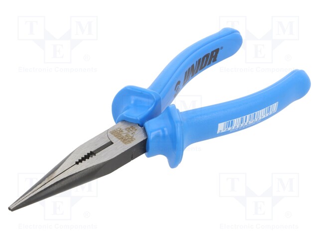 Pliers; half-rounded nose; 170mm; Conform to: DIN/ISO 5745