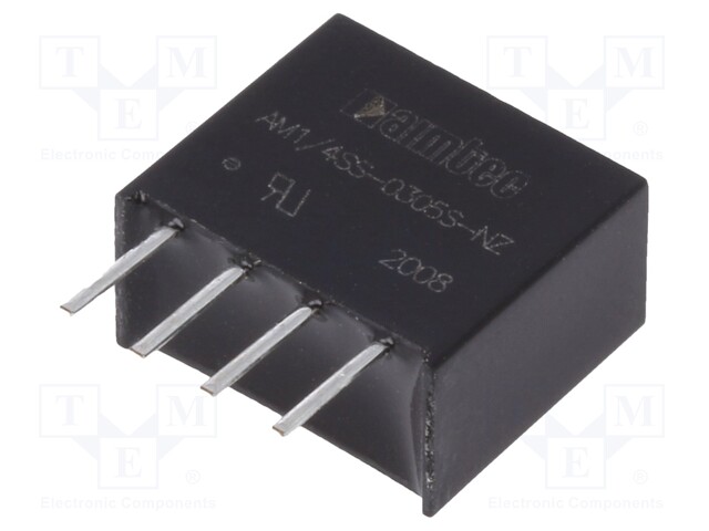 Converter: DC/DC; 0.25W; Uin: 2.97÷3.63V; Uout: 5VDC; Iout: 50mA