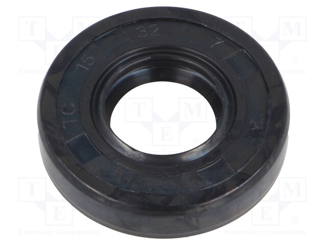 Oil seal; NBR; D: 7mm; -40÷100°C; Shore hardness: 70; Øhole: 32mm