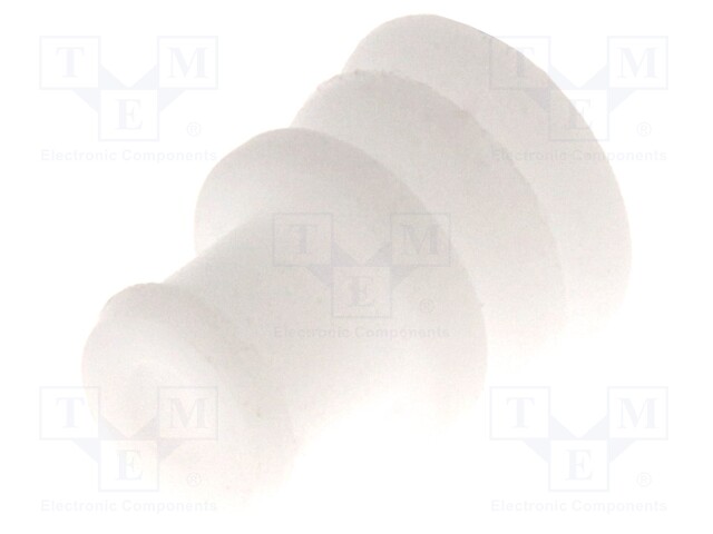 Gasket for wire; white; Øcable: 2.2÷3mm; Øout: 5.6mm