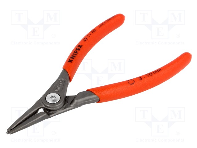 Pliers; internal circlip; Ring: external; Pliers len: 140mm