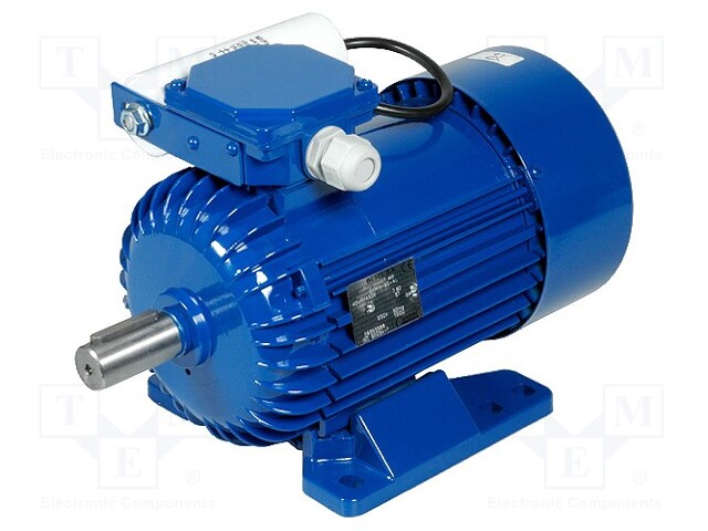 Motor: 1-phase; 1.1kW; 230VAC; 1300rpm; 8.08Nm; 14.5kg; IP54; 7.8A