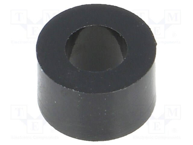 Spacer sleeve; cylindrical; polyamide; L: 6mm; Øout: 10mm