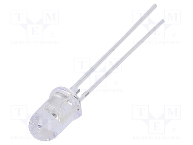 LED; 5mm; red; 40000÷48000mcd; 60°; 60mA; 2.3÷2.8V; Front: convex