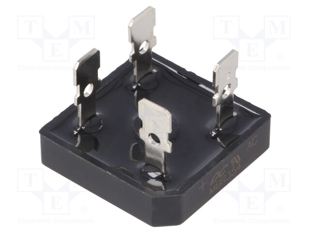 Single-phase bridge rectifier; Urmax: 400V; If: 35A; Ifsm: 400A