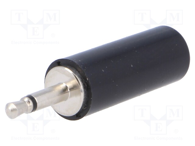 Plug; Jack 2,5mm; male; mono; straight; for cable; soldering; 3.5mm