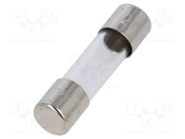 Fuse: fuse; quick blow; 4A; 125VAC; cylindrical,glass; 5x20mm; D1