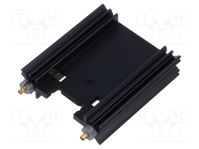 Heatsink: extruded; H; TO220,TO3P; black; L: 50.8mm; W: 45mm; 6.2K/W