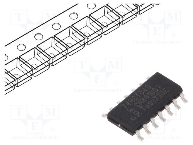 IC: digital; HEX,inverter; Channels: 6; IN: 1; SMD; SO14; Series: HCT