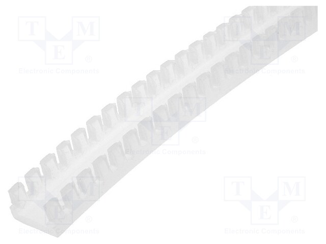 Hole and edge shield; polyamide; L: 25m; natural; -60÷95°C; UL94HB