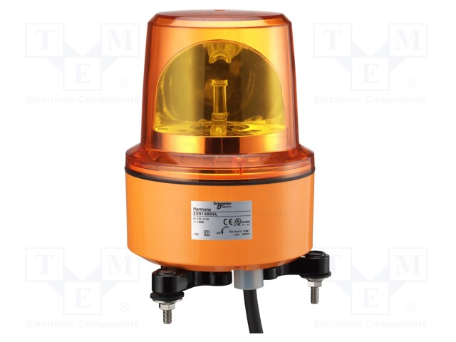 Signaller: lighting; rotating light; orange; Harmony XVR; 230VAC