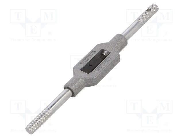 Tap wrench; cast zinc; Grip capac: 1/16"-1/4",M1-M8; 130mm