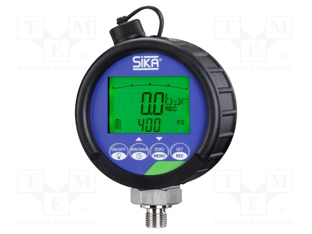 Digital pressure gauge; Working press: 0÷160bar; Ø: 90mm; IP67