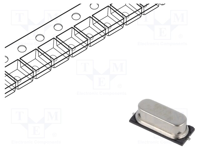 Resonator: quartz; 7.3728MHz; 18pF; SMD; 12.7x4.8x3.8mm; 30%