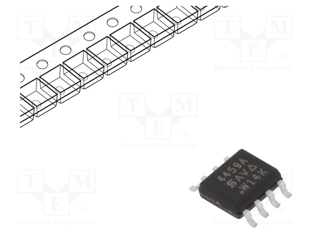 Transistor: P-MOSFET; unipolar; -30V; -23.5A; 5W; SO8