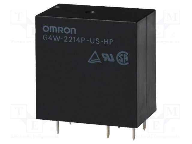 Relay: electromagnetic; Ucoil: 24VDC; Series: G4W