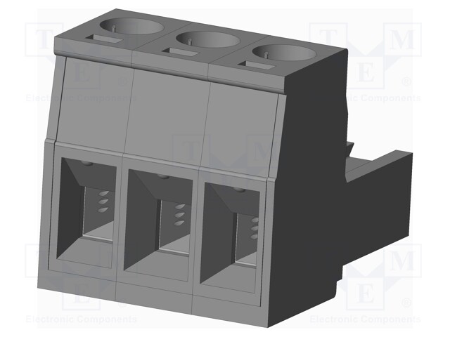 Connector: pluggable terminal block; plug; female; straight; grey